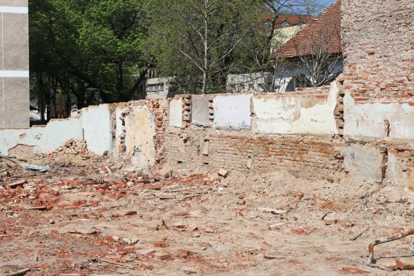 Brick Wall Demolition in Gainesville