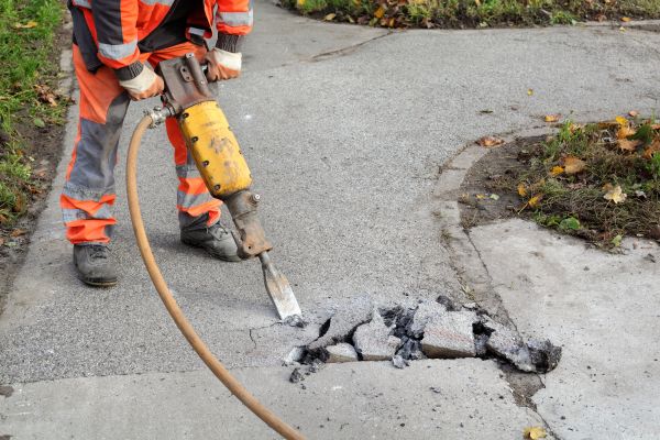 Concrete Sidewalk Removal in Gainesville